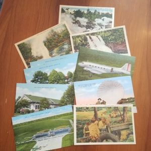 10 Vintage Fort Benning Postcards
